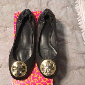 Torch Burch Chocolate Brown Reva Flats